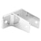 Prime-Line One Ear Wall Bracket for 3/4 in. Thick Panels, Zinc Alloy, Chrome Finish (Single Pack) 656-9282 - alternate 1